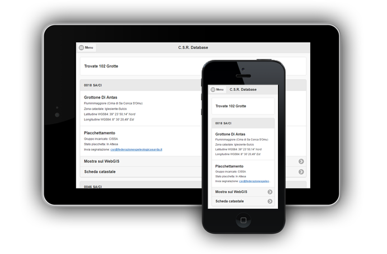 Database CSR Sardegna